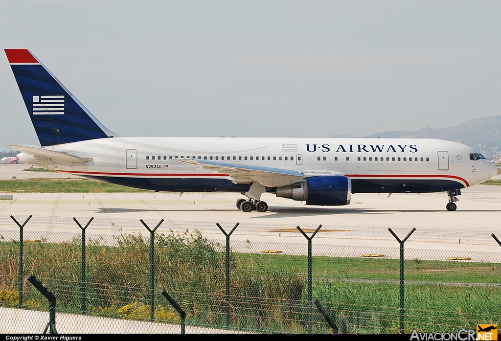 N252AU - Boeing 767-2B7/ER - US Airways