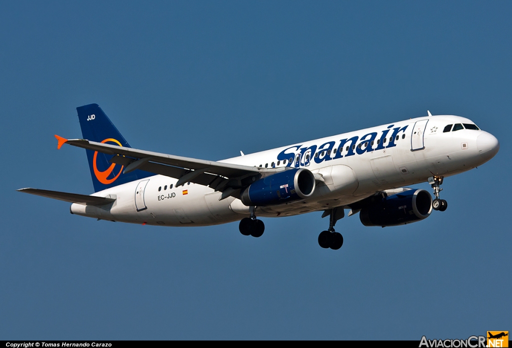 EC-JJD - Airbus A320-232 - Spanair