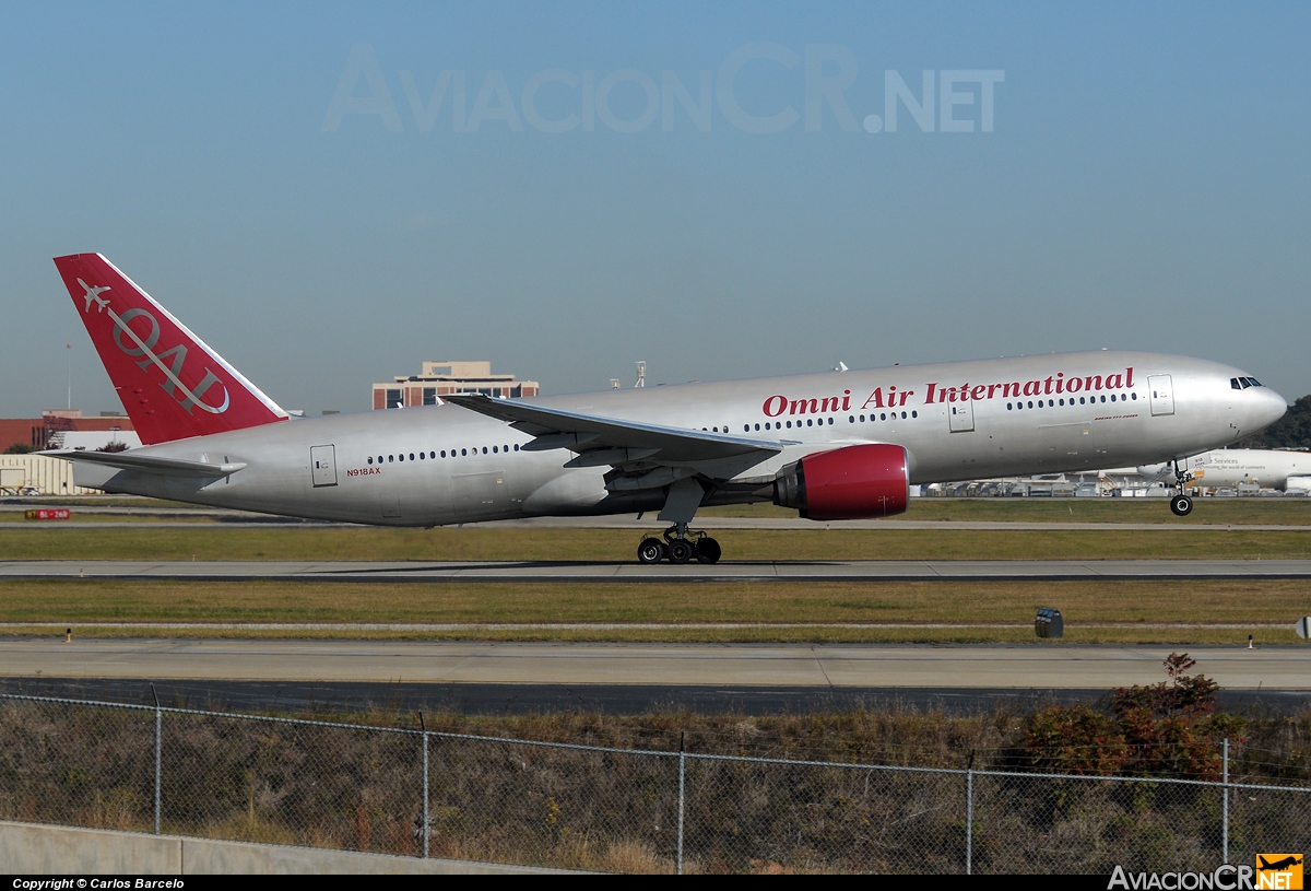 N918AX - Boeing 777-222(ER) - Omni Air International (OAI)