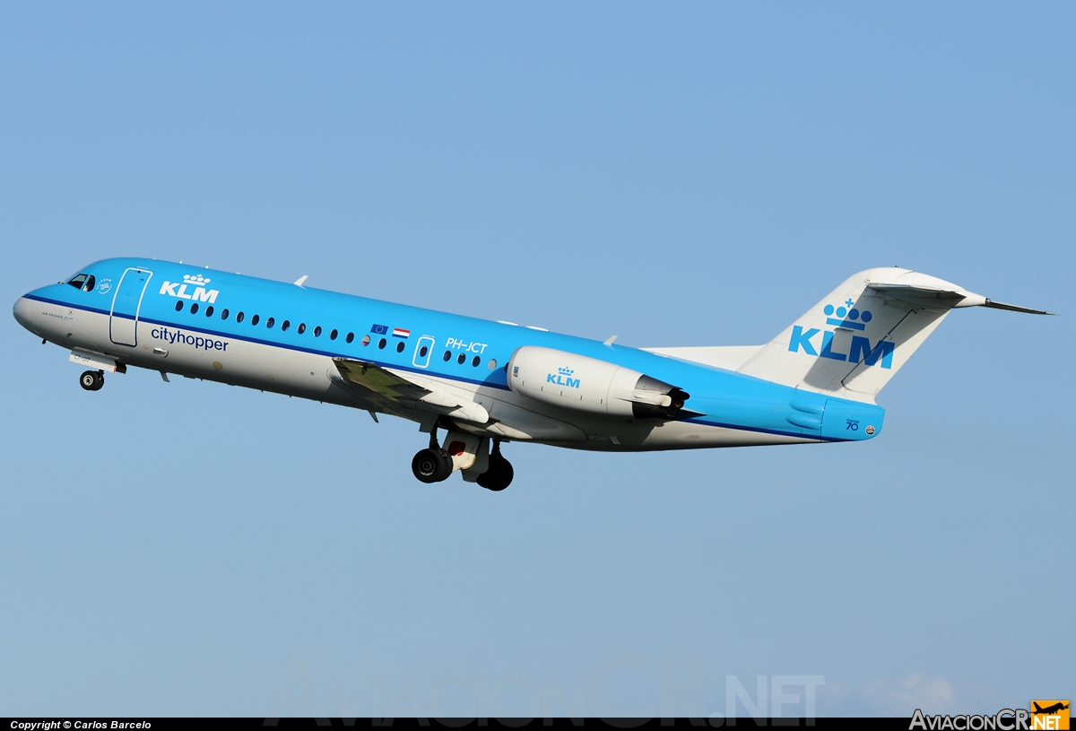 PH-JCT - Fokker 70 - KLM-Cityhopper
