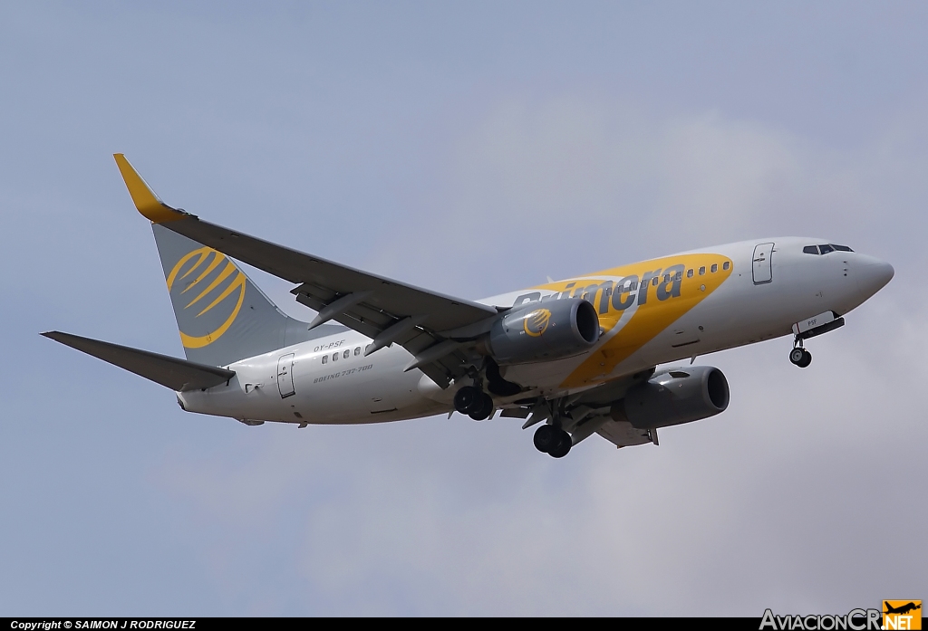 OY-PSF - Boeing 737-7Q8 - Primera Air Scandinavia