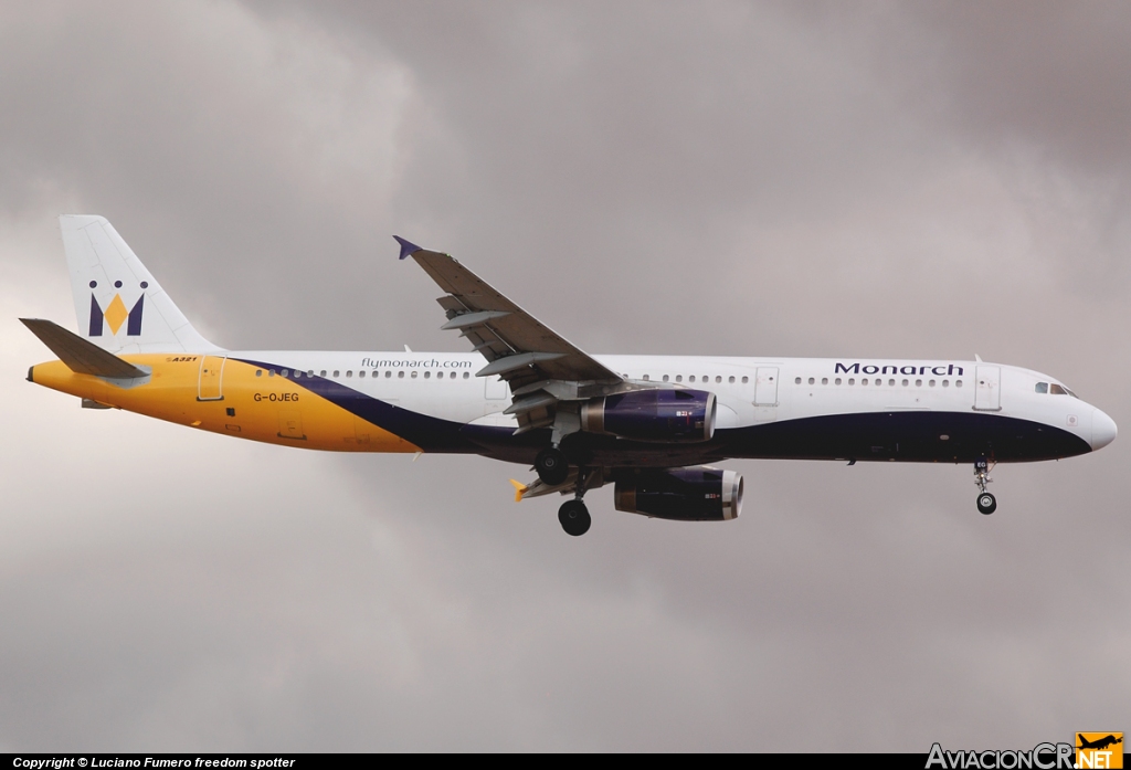 G-OJEG - Airbus A321-231 - Monarch Airlines