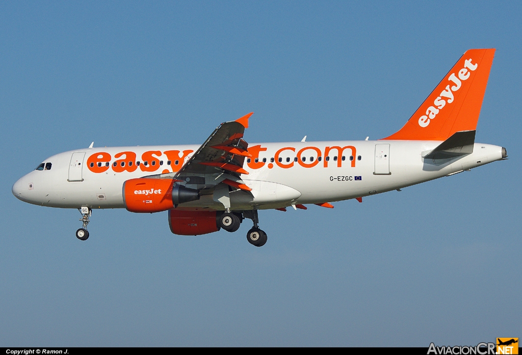 G-EZGC - Airbus A319-111 - EasyJet Airline