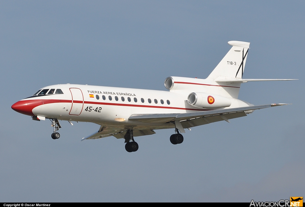 T18-3 - Dassault Falcon 900B - Fuerza Aérea Espanola