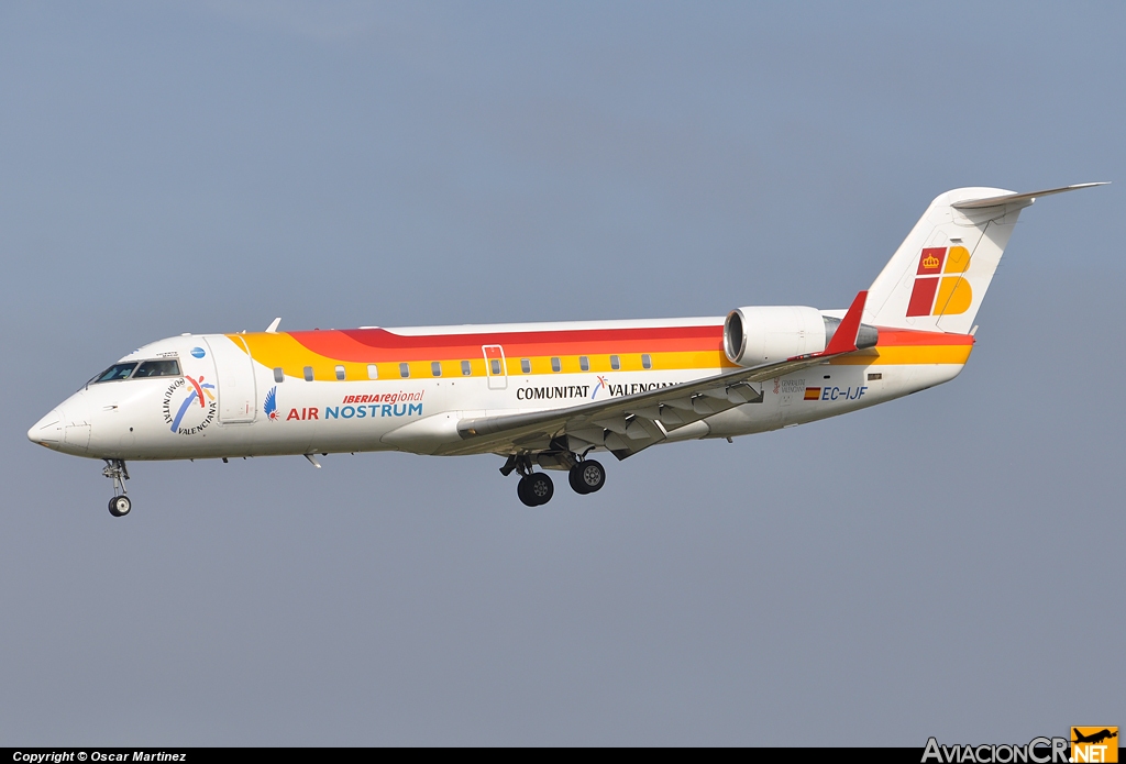 EC-IJF - Canadair CL-600-2B19 Regional Jet CRJ-200ER - Iberia Regional (Air Nostrum)