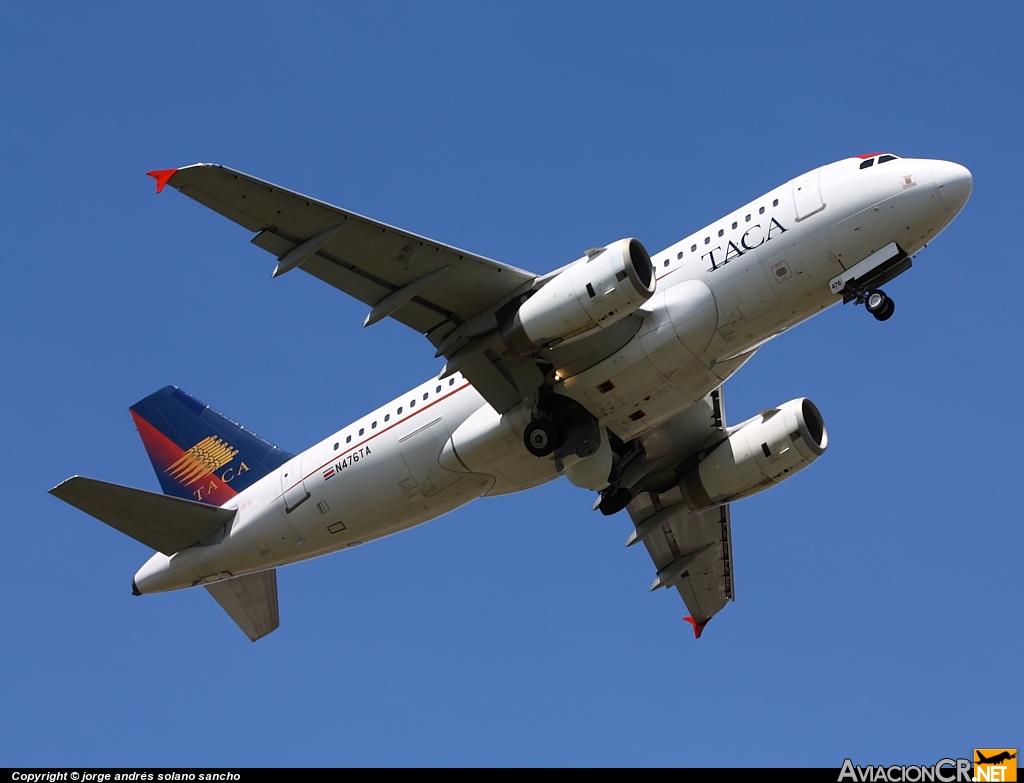 N476TA - Airbus A319-132 - TACA