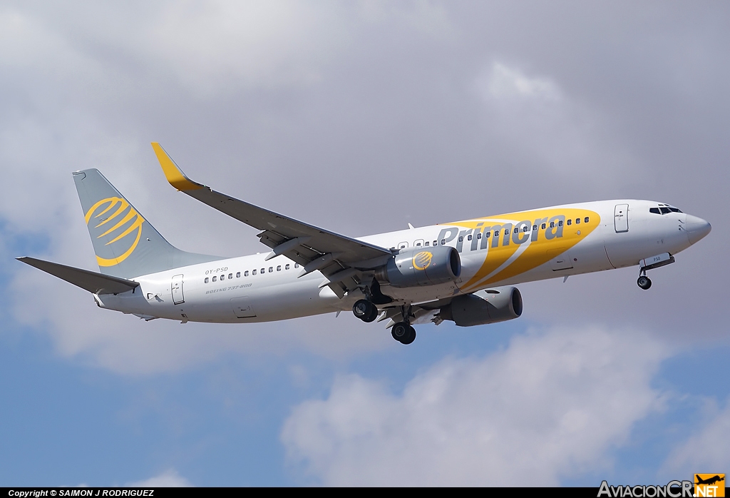 OY-PSD - Boeing 737-86N - Primera Air Scandinavia