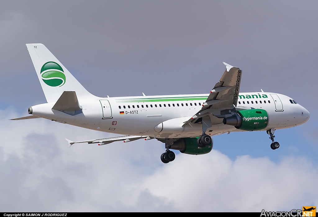 D-ASTZ - Airbus A319-112 - Germania