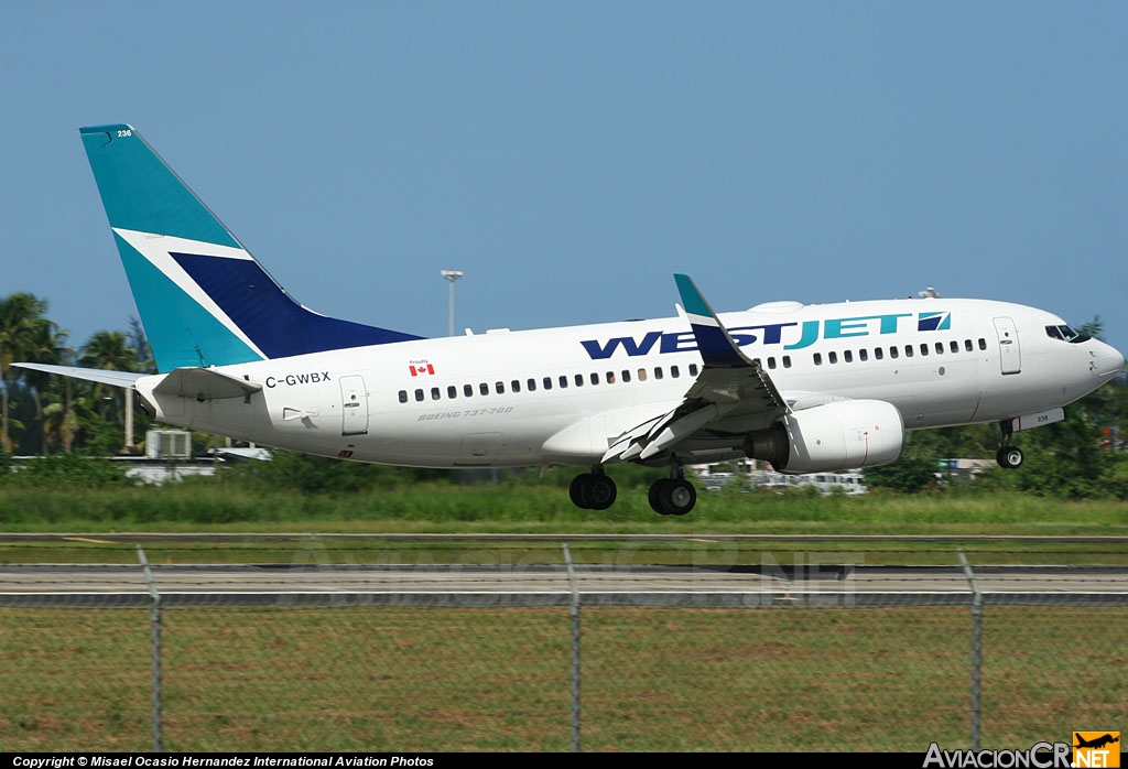 C-GWBX - Boeing 737-7CT - WestJet