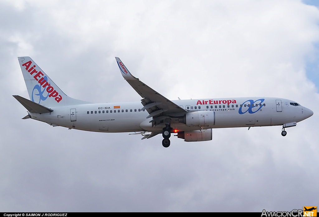 EC-IDA - Boeing 737-86Q - Air Europa