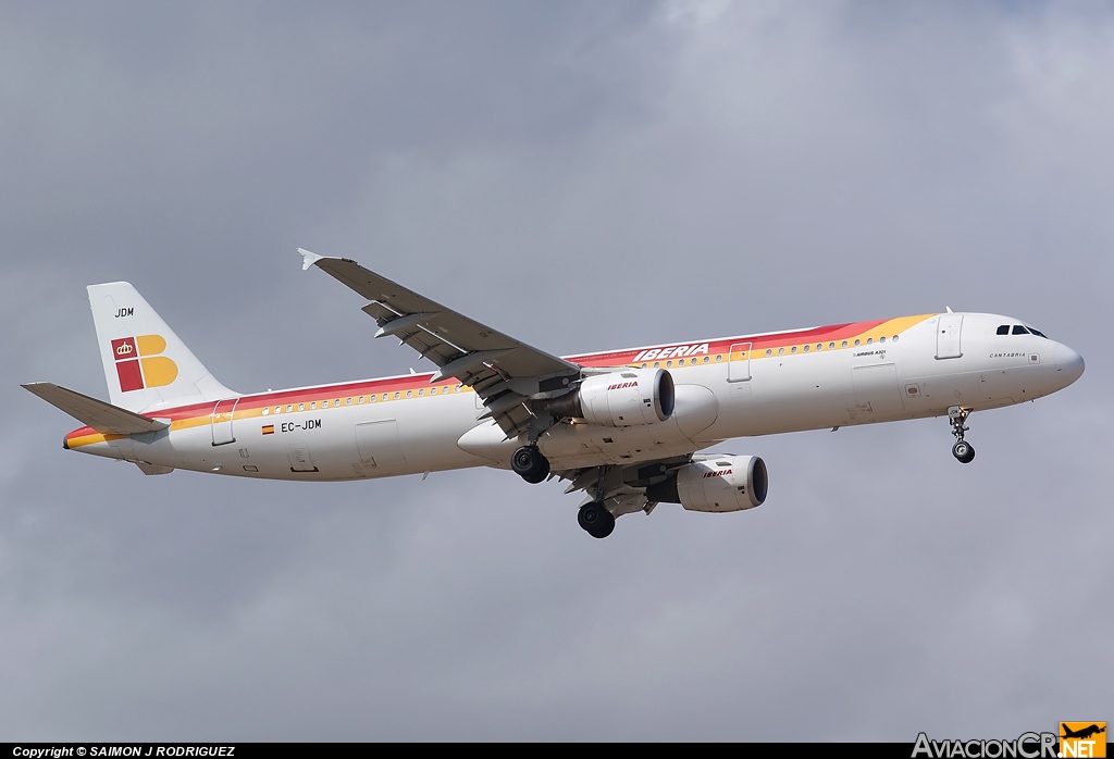 EC-JDM - Airbus A321-200 - Iberia