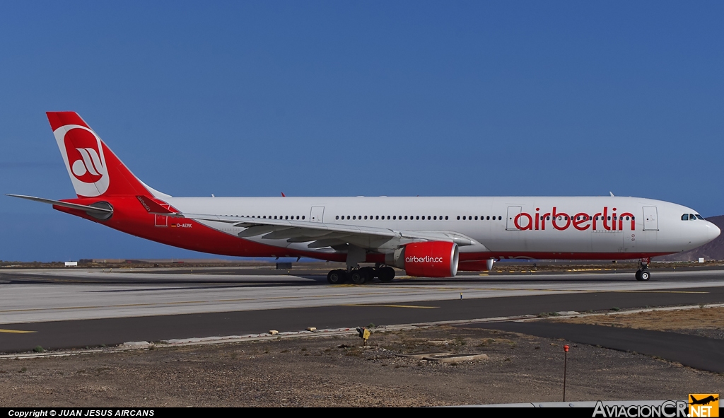 D-AERK - Airbus A330-322 - Air Berlin