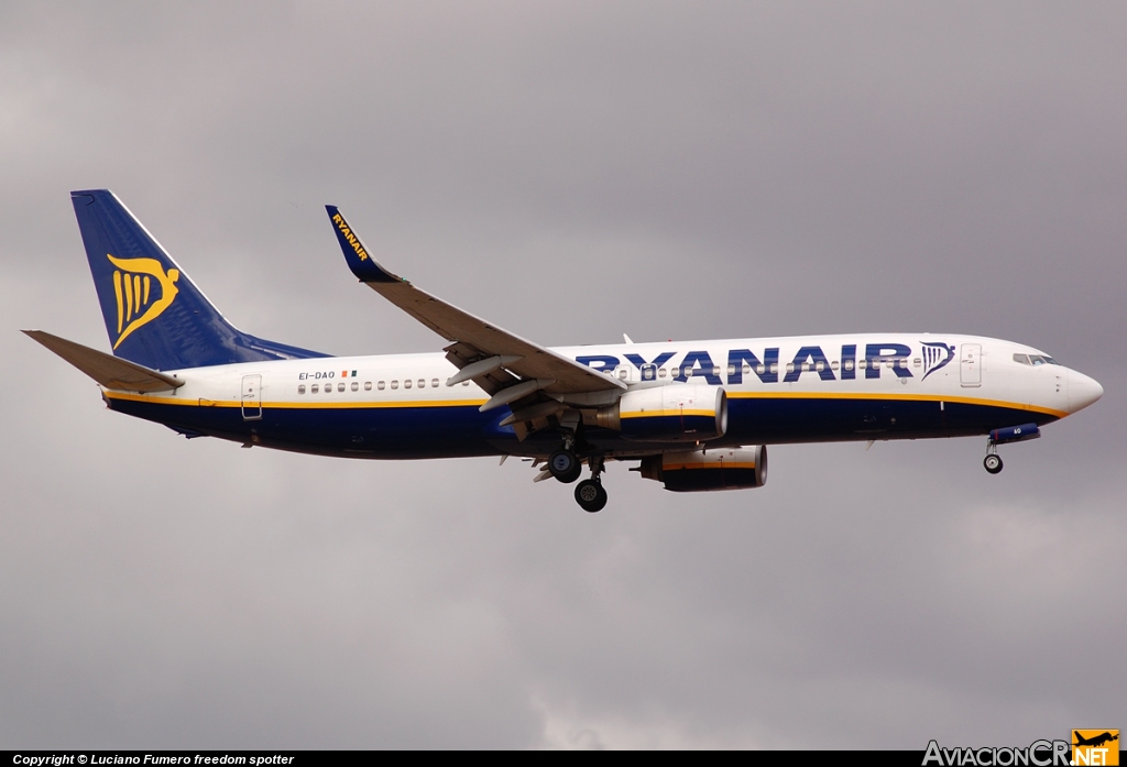 EI-DAO - Boeing 737-8AS - Ryanair