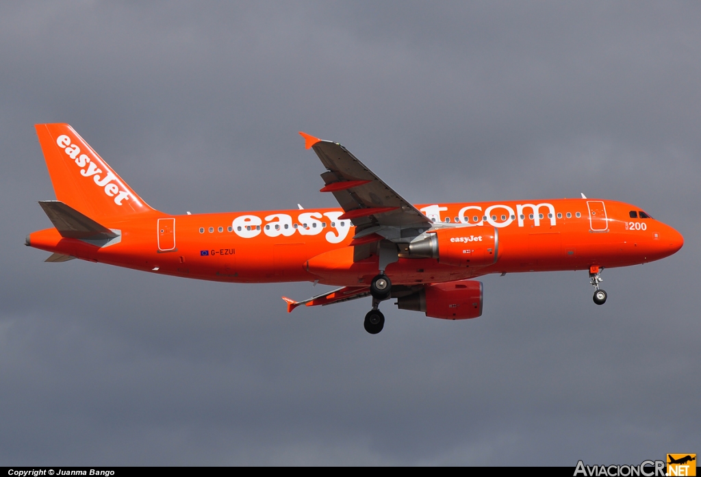 G-EZUI - Airbus A320-214 - EasyJet Airline