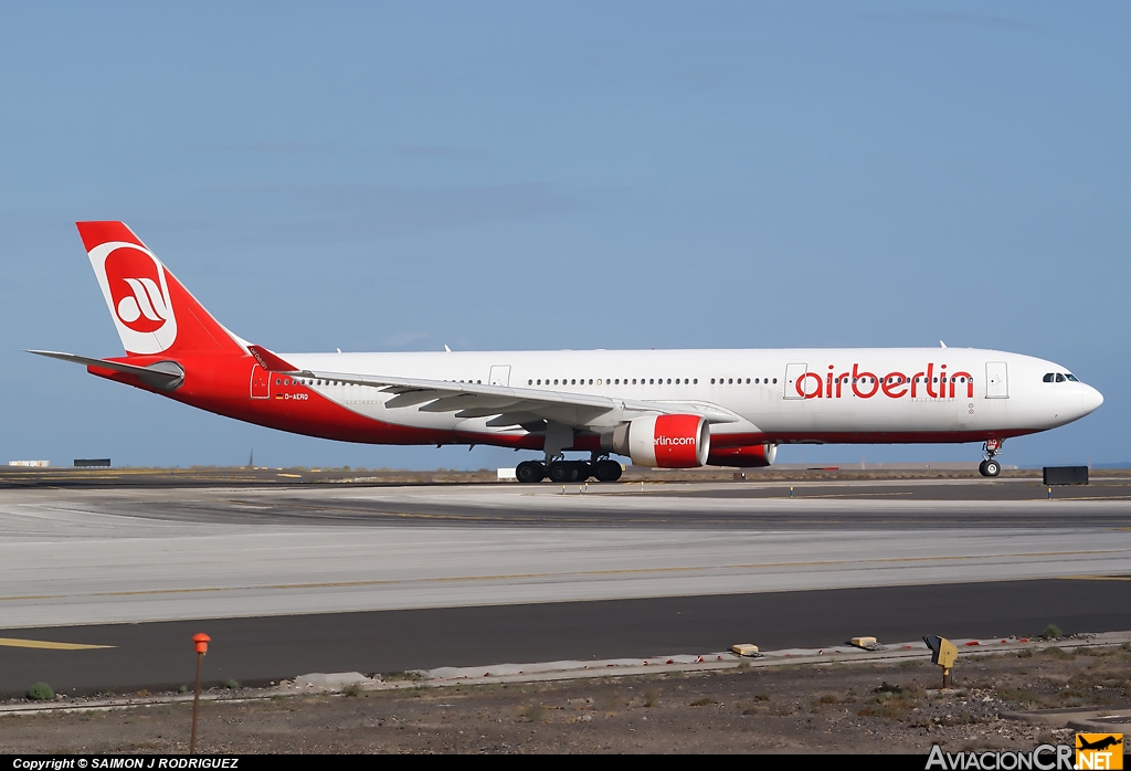 D-AERQ - Airbus A330-322 - LTU - Lufttransport-Unternehmen