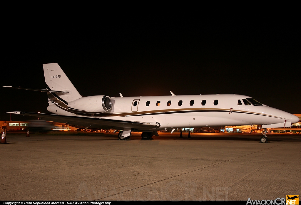 LV-CFQ - Cessna Citation 680 Sovereign - Privado
