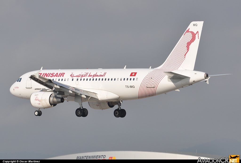 TS-IMQ - Airbus A319-112 - Tunisair
