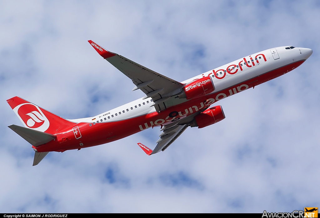 D-ABKN - Boeing 737-86J - Air Berlin