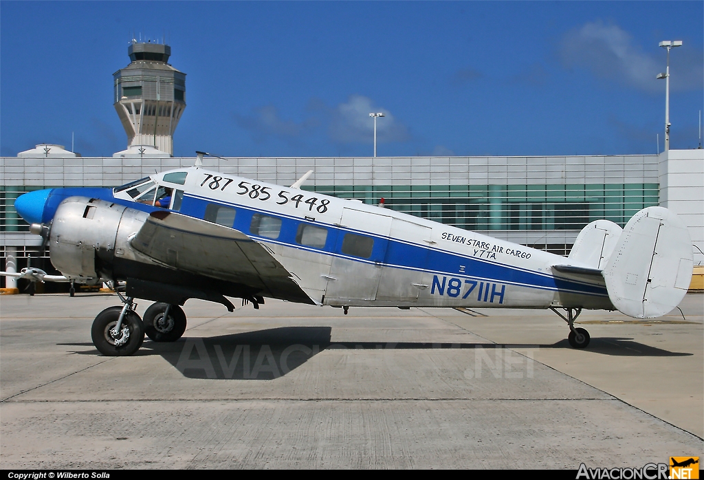 N8711H - Beech E18S - Seven Stars Air Cargo