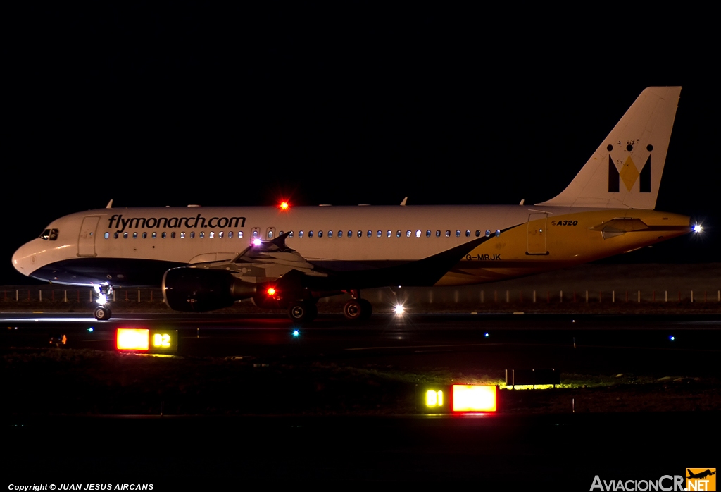 G-MRJK - Airbus A320-214 - Monarch Airlines