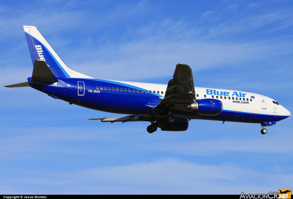 YR-BAK - Boeing 737-430 - Blue Air