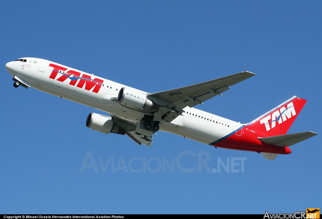 PT-MSQ - Boeing 767-33A/ER - TAM