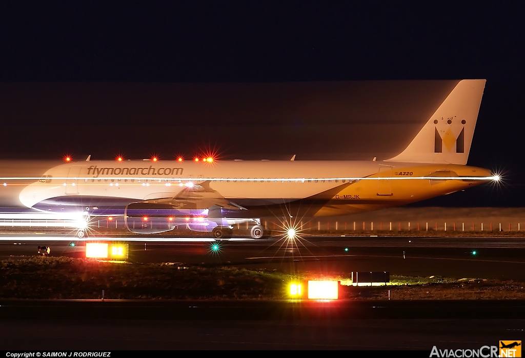 G-MRJK - Airbus A320-214 - Monarch Airlines