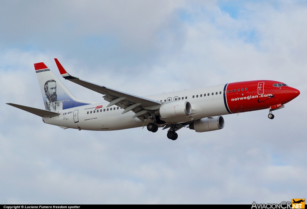 LN-DYI - Boeing 737-8JP - Norwegian Air Shuttle