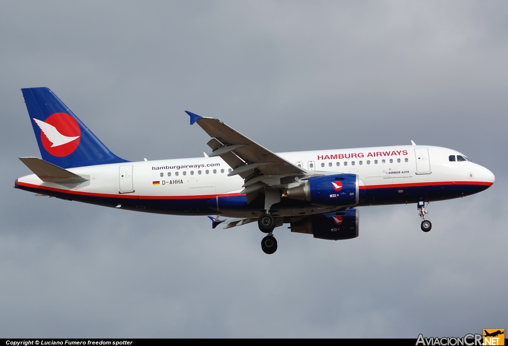 D-AHHA - Airbus A319-112 - Hamburg Airways