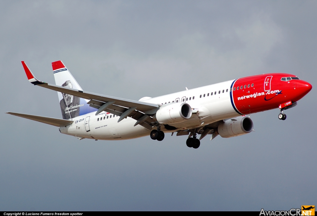 LN-DYP - Boeing 737-8JP - Norwegian Air Shuttle