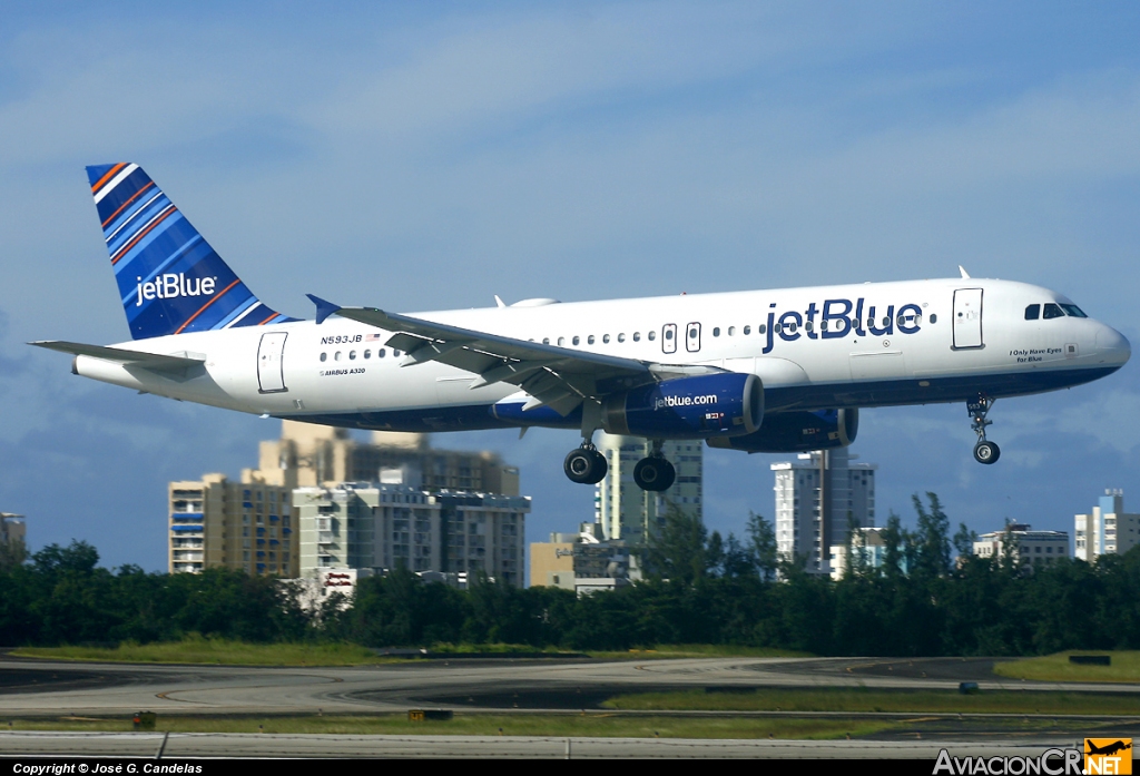 N593JB - Airbus A320-232 - Jet Blue