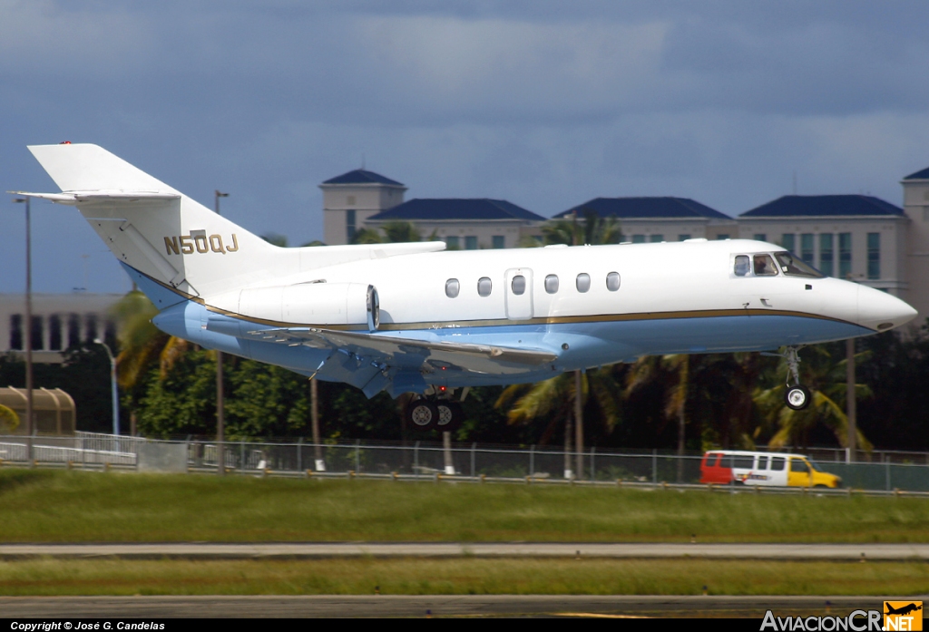 N50QJ - British Aerospace BAe 125-800A - Privado