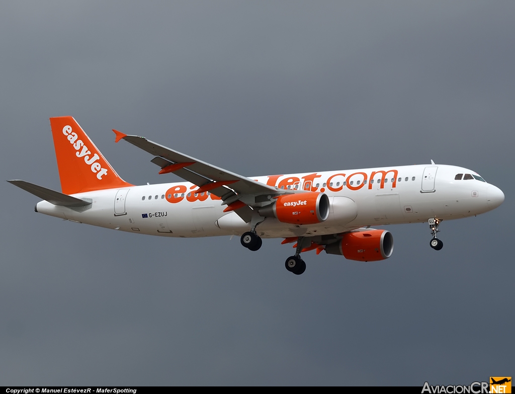 G-EZUJ - Airbus A320-214 - EasyJet Airline