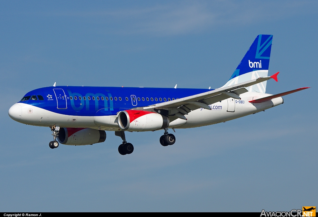 G-DBCI - Airbus A319-132 - BMI British Midland