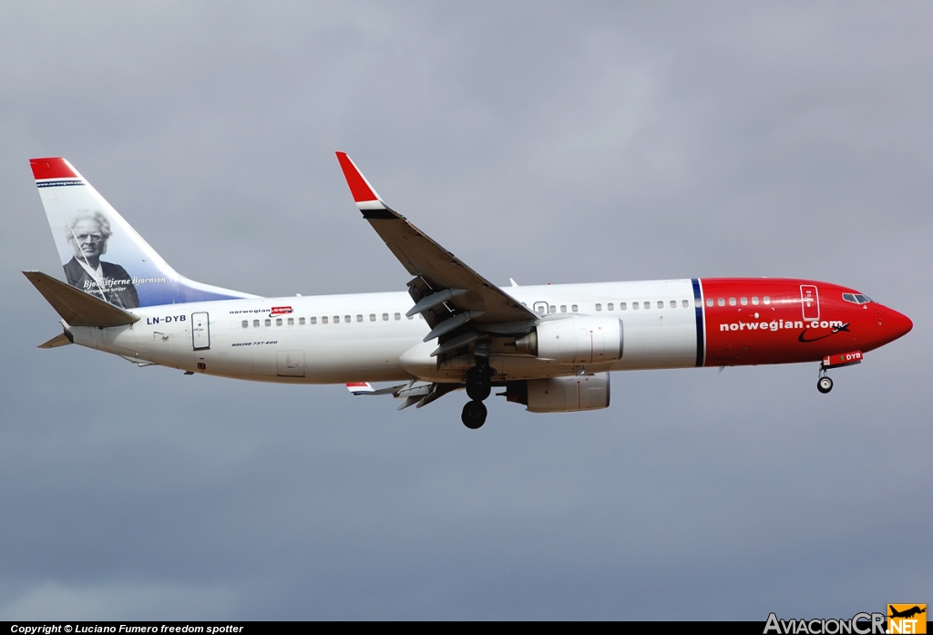 LN-DYB - Boeing 737-8JP - Norwegian Air Shuttle