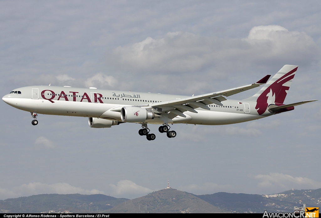 A7-AED - Airbus A330-302 - Qatar Airways