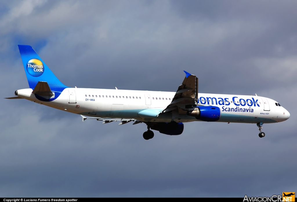 OY-VKA - Airbus A321-211 - Thomas Cook Airlines (Scandinavia)