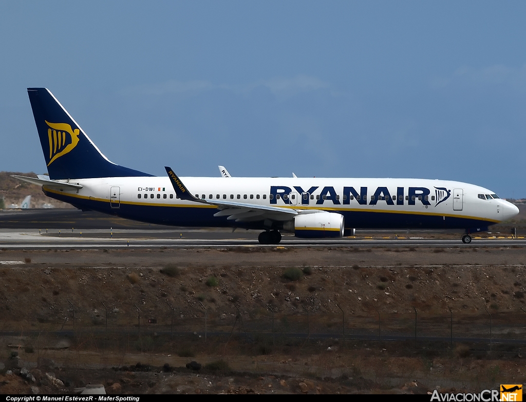 EI-DWI - Boeing	737-8AS/W - Ryanair