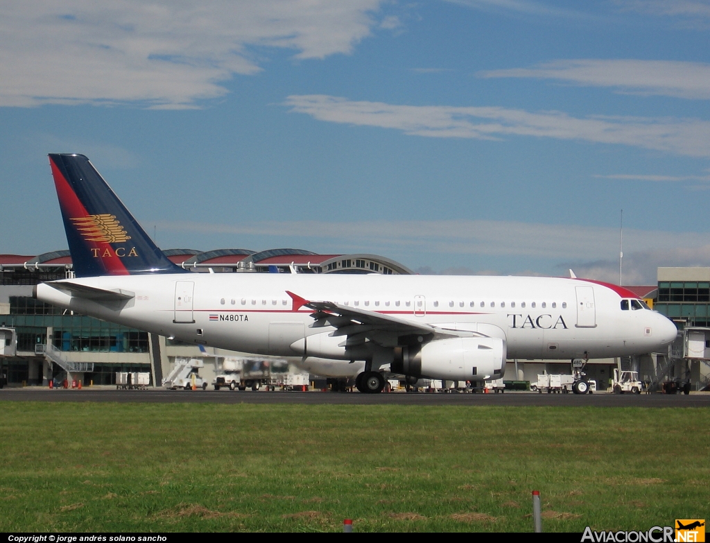 N480TA - Airbus A319-132 - TACA