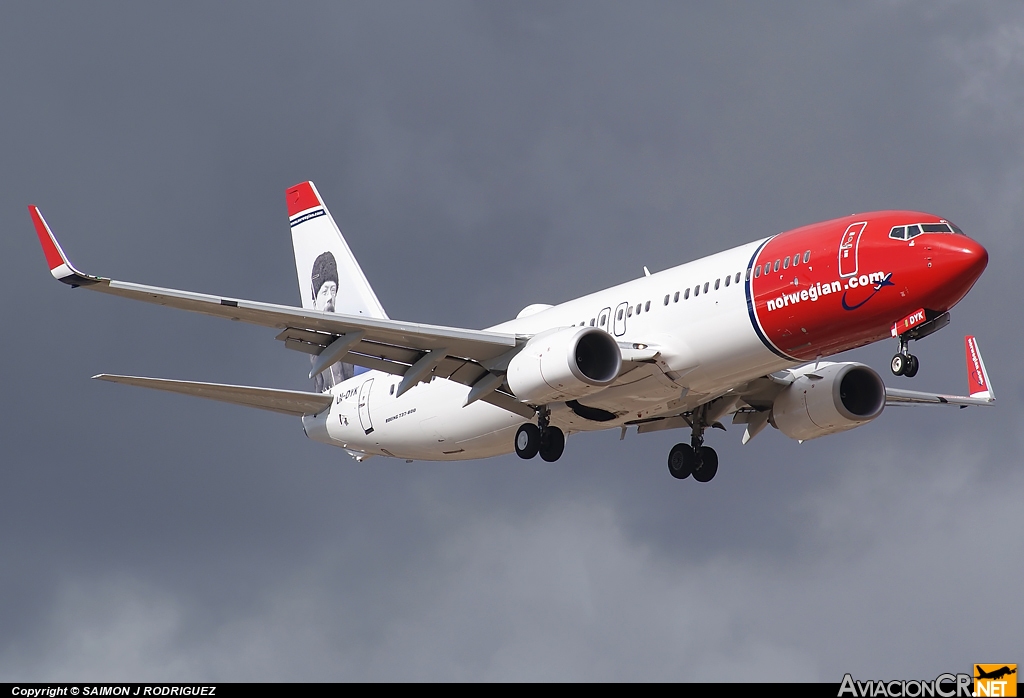 LN-DYK - Boeing 737-8JP - Norwegian Air Shuttle