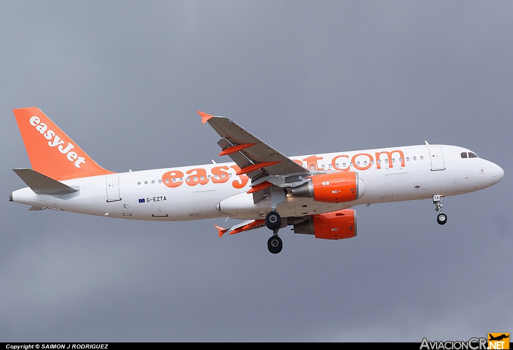 G-EZTA - Airbus A320-214 - EasyJet