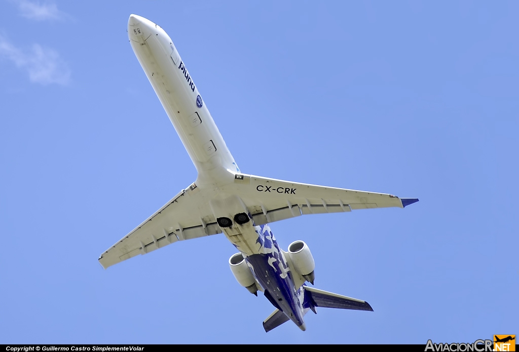 CX-CRK - Canadair CL-600-2D24 Regional Jet CRJ-900ER - Pluna Uruguay