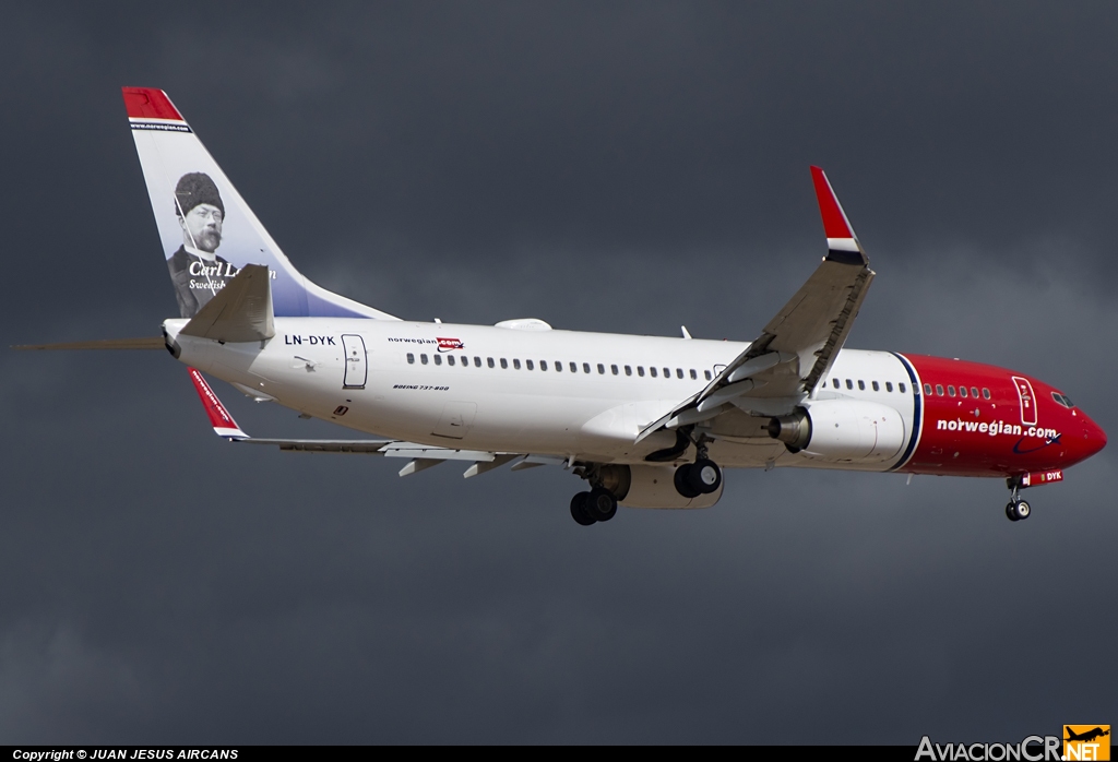 LN-DYK - Boeing 737-8JP - Norwegian Air Shuttle