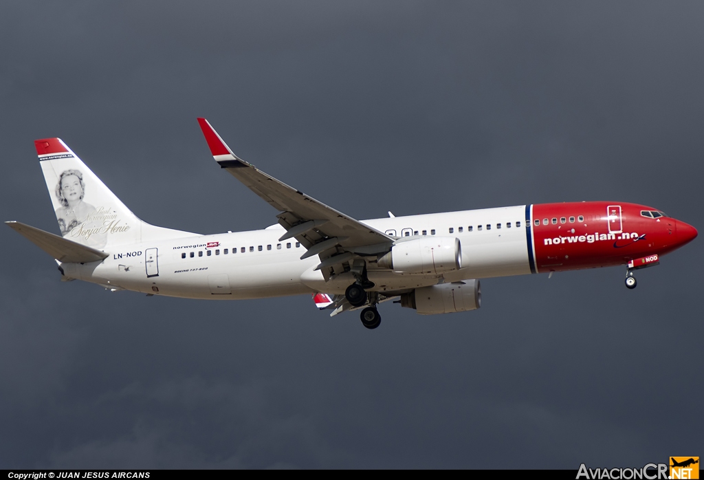 LN-NOD - Boeing 737-8Q8 - Norwegian Air Shuttle