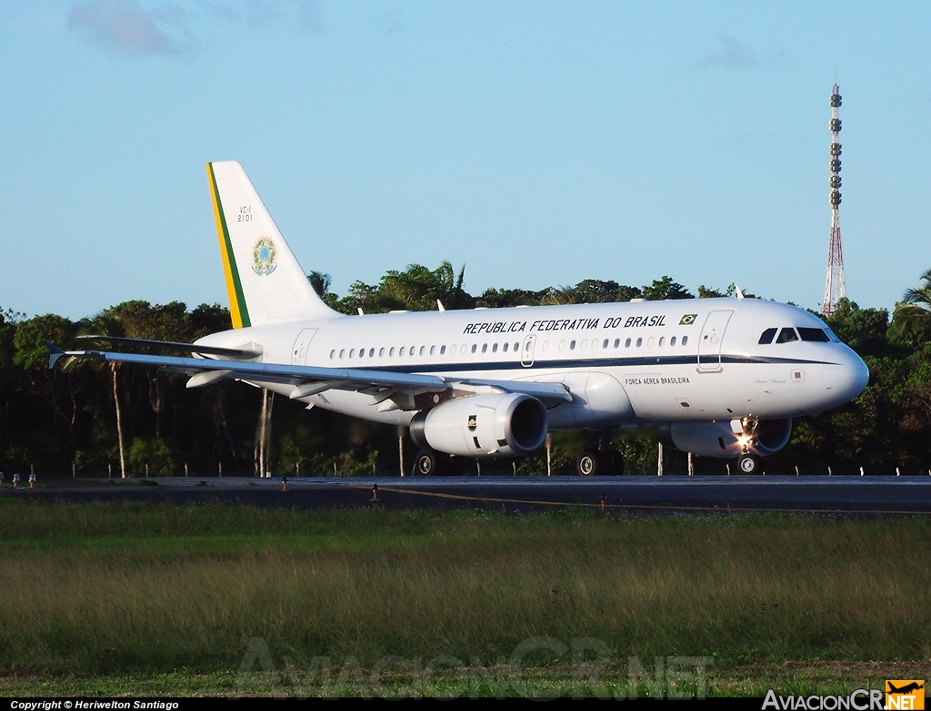 FAB2101 - Airbus A319-133X CJ - Fuerza Aérea Brasileña