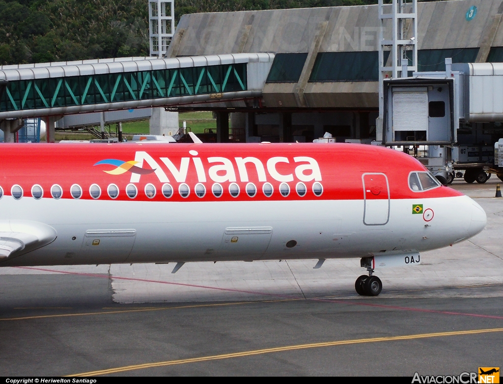 PR-OAJ - Fokker 100 - Avianca Brasil