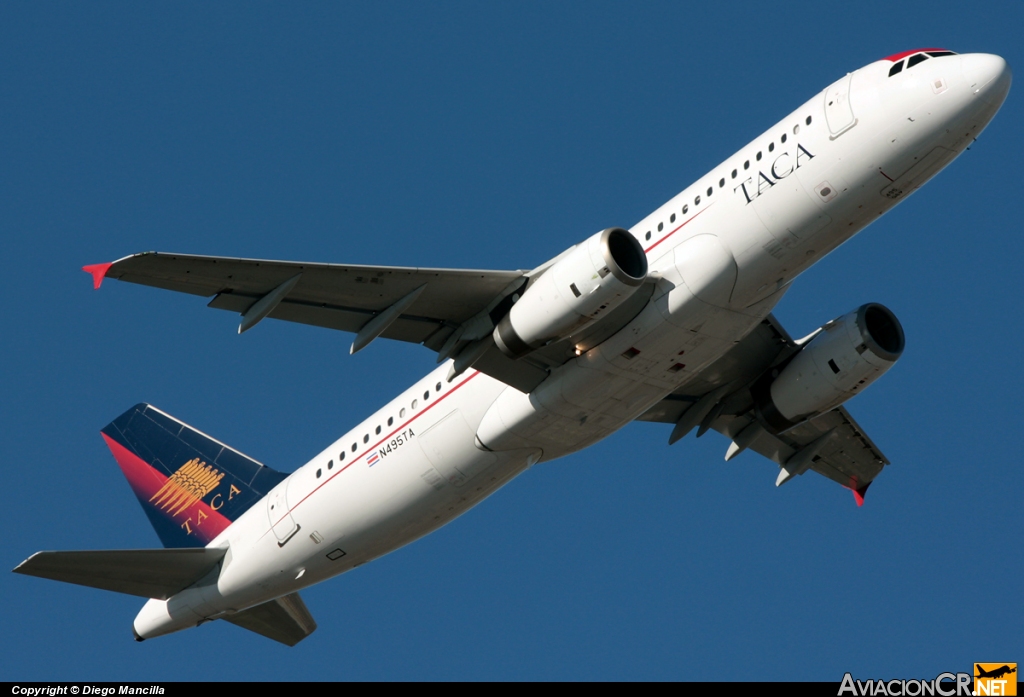 N495TA - Airbus A320-233 - TACA