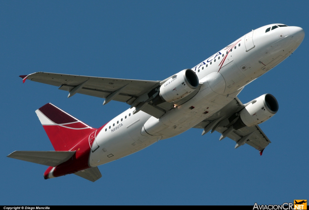 N990TA - Airbus A319-112 - TACA