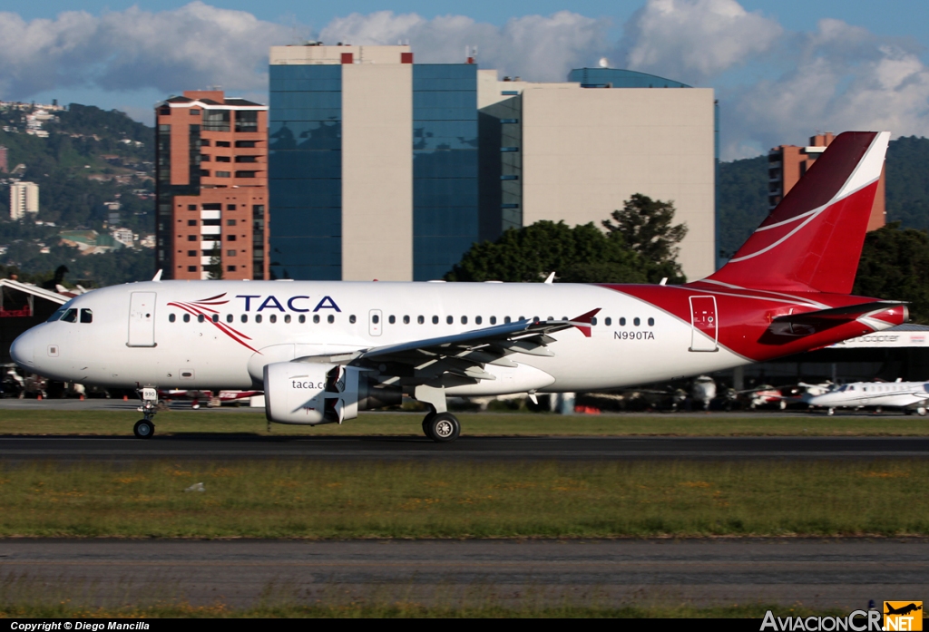 N990TA - Airbus A319-112 - TACA