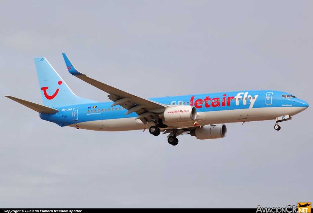OO-JAD - Boeing 737-8K5 - Jetairfly